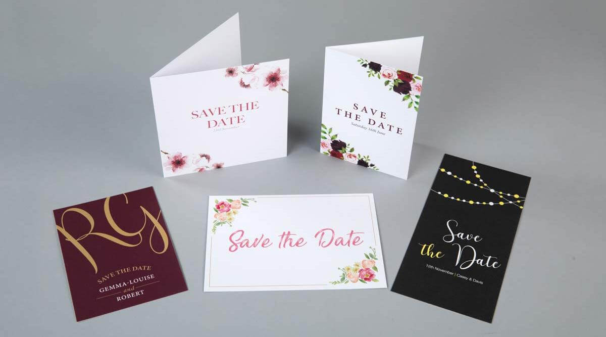 Flat Save the Date Cards